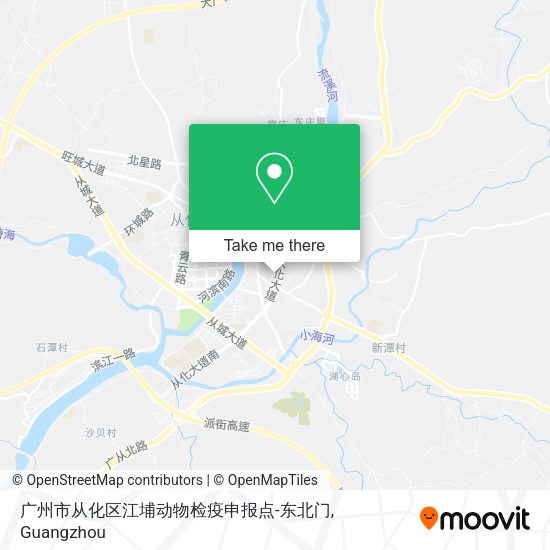 广州市从化区江埔动物检疫申报点-东北门 map