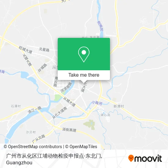 广州市从化区江埔动物检疫申报点-东北门 map
