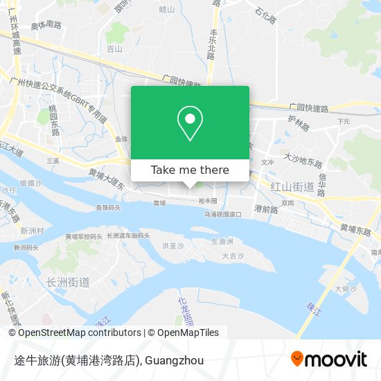 途牛旅游(黄埔港湾路店) map