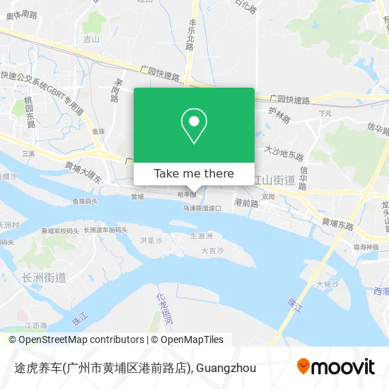 途虎养车(广州市黄埔区港前路店) map