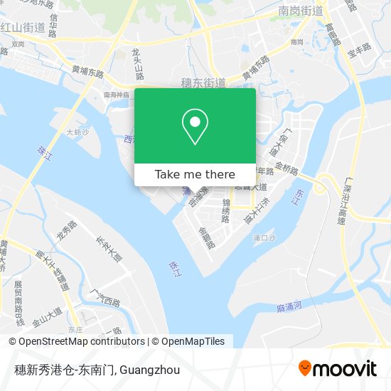 穗新秀港仓-东南门 map