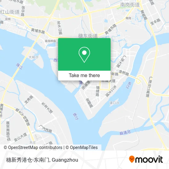 穗新秀港仓-东南门 map