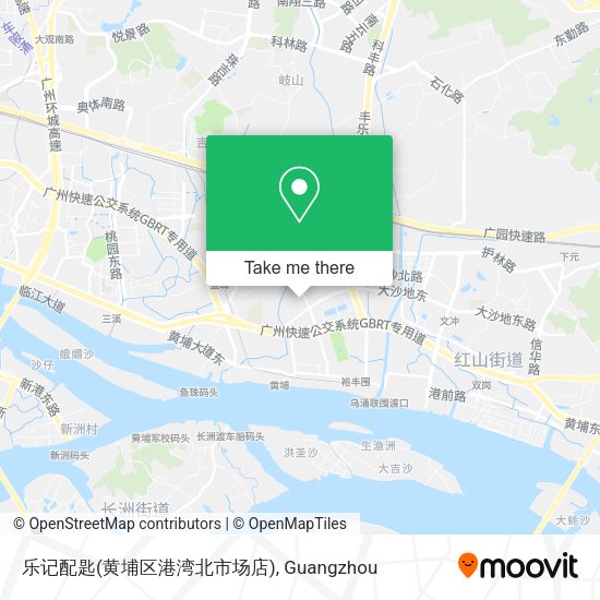乐记配匙(黄埔区港湾北市场店) map