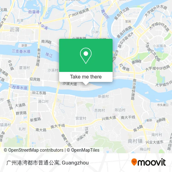 广州港湾都市普通公寓 map