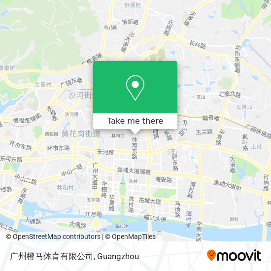 广州橙马体育有限公司 map