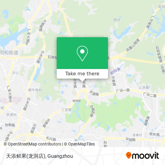 天添鲜果(龙洞店) map