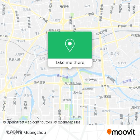 岳利沙路 map