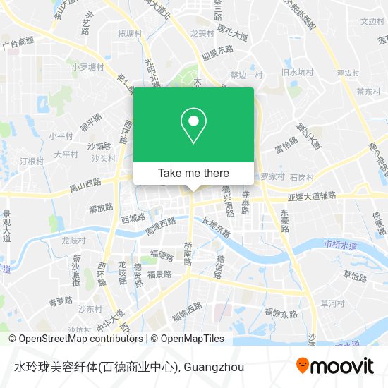 水玲珑美容纤体(百德商业中心) map