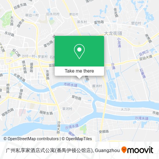 广州私享家酒店式公寓(番禺伊顿公馆店) map