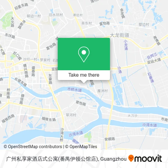 广州私享家酒店式公寓(番禺伊顿公馆店) map