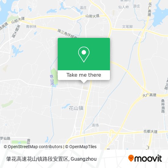 肇花高速花山镇路段安置区 map