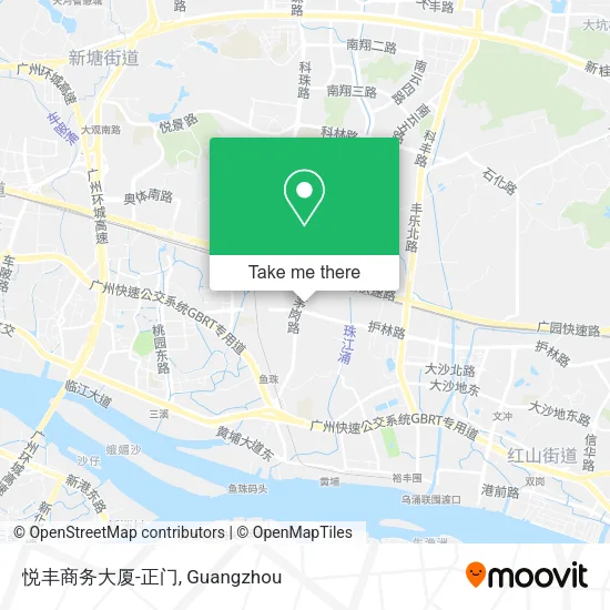 悦丰商务大厦-正门 map