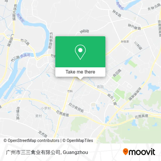 广州市三三禽业有限公司 map