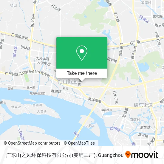 广东山之风环保科技有限公司(黄埔工厂) map