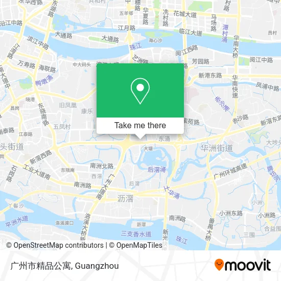 广州市精品公寓 map