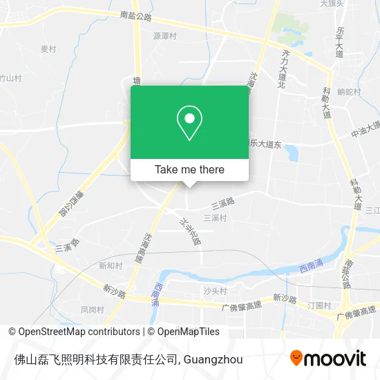 佛山磊飞照明科技有限责任公司 map