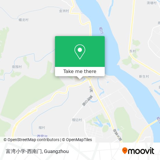 富湾小学-西南门 map