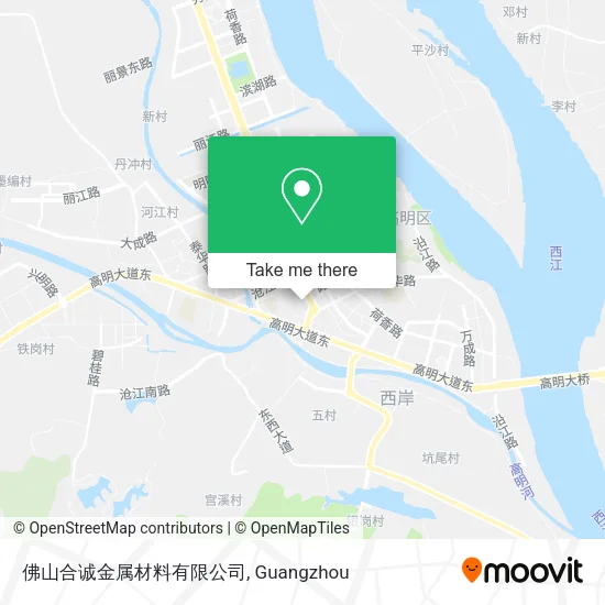 佛山合诚金属材料有限公司 map