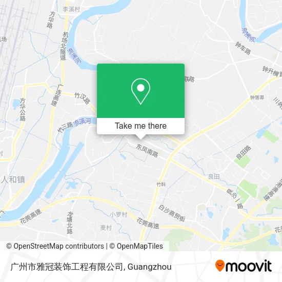 广州市雅冠装饰工程有限公司 map