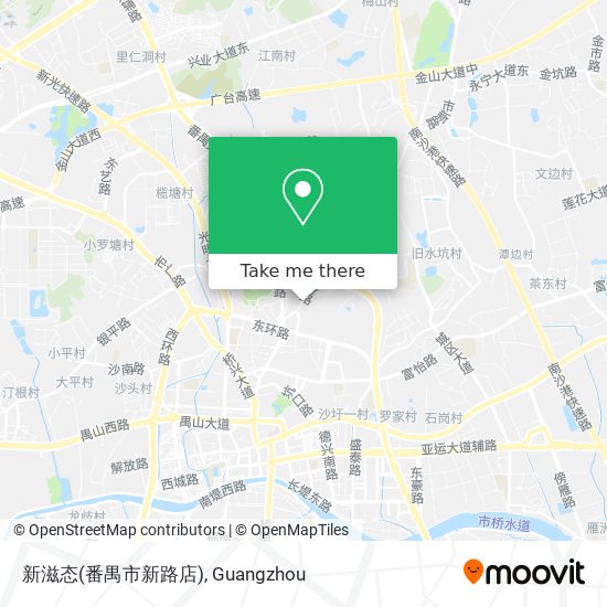 新滋态(番禺市新路店) map