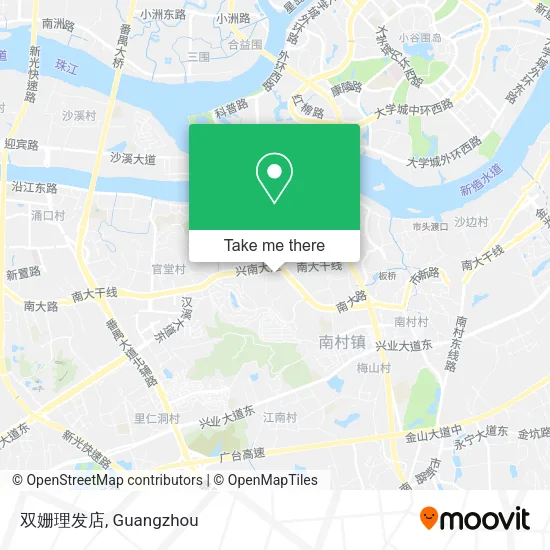双姗理发店 map