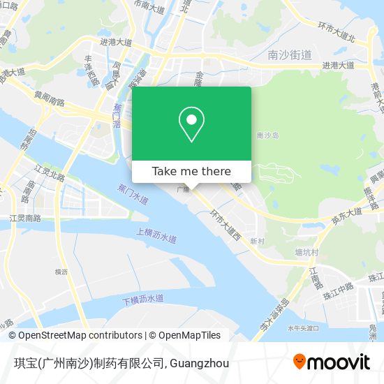 琪宝(广州南沙)制药有限公司 map