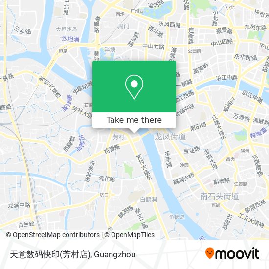 天意数码快印(芳村店) map