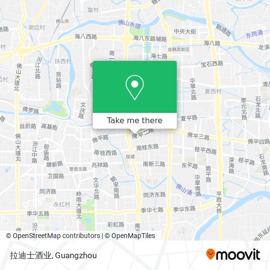拉迪士酒业 map