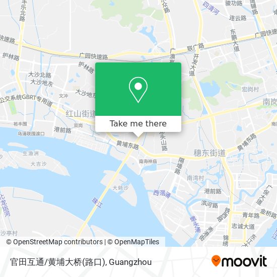 官田互通/黄埔大桥(路口) map