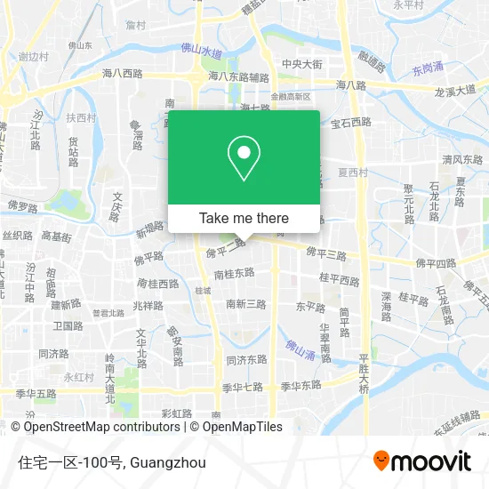 住宅一区-100号 map