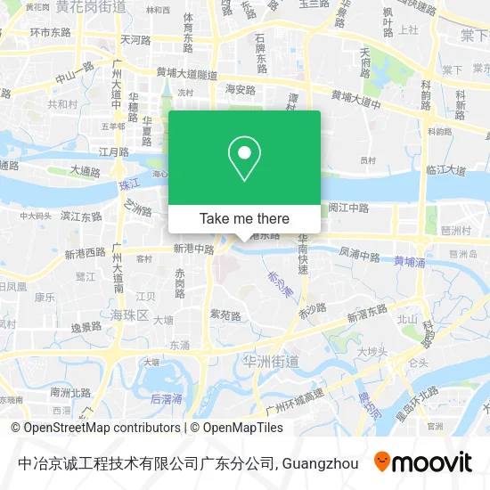 中冶京诚工程技术有限公司广东分公司 map