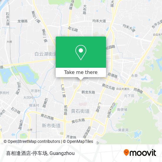 喜相逢酒店-停车场 map