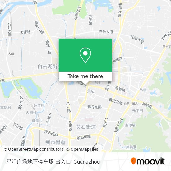 星汇广场地下停车场-出入口 map