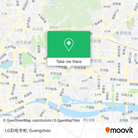 LG彩电专柜 map