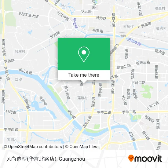 风尚造型(华富北路店) map