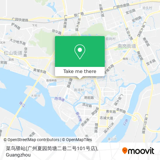 菜鸟驿站(广州夏园简塘二巷二号101号店) map