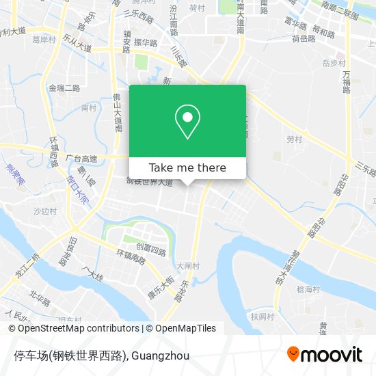 停车场(钢铁世界西路) map