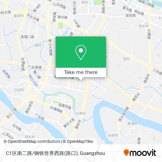 C1区南二路/钢铁世界西路(路口) map