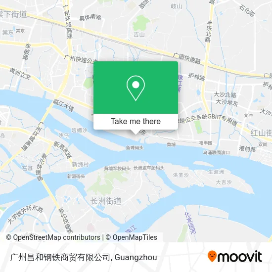 广州昌和钢铁商贸有限公司 map