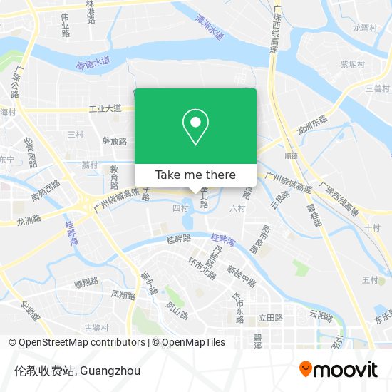 伦教收费站 map