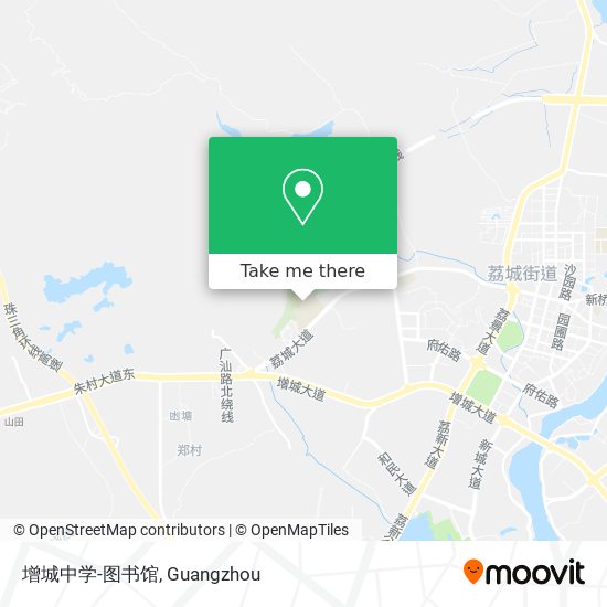 增城中学-图书馆 map