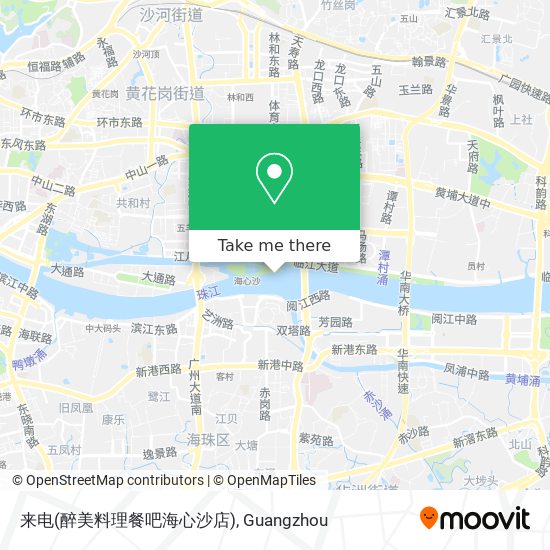来电(醉美料理餐吧海心沙店) map
