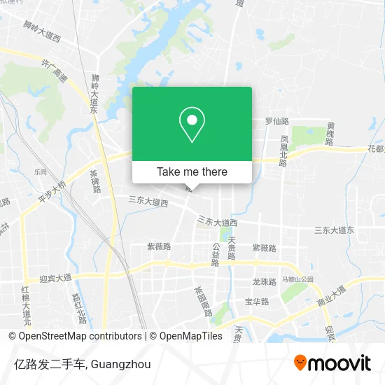 亿路发二手车 map