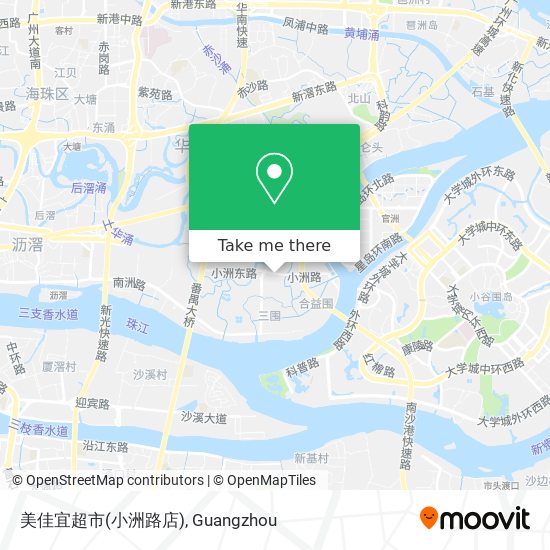 美佳宜超市(小洲路店) map