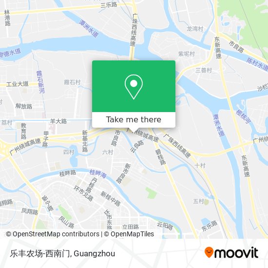 乐丰农场-西南门 map