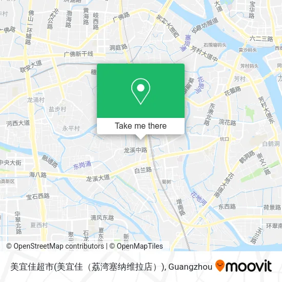美宜佳超市(美宜佳（荔湾塞纳维拉店）) map