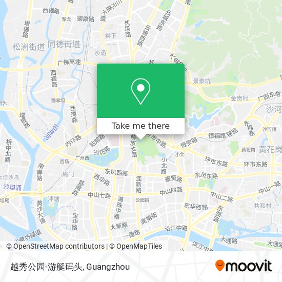 越秀公园-游艇码头 map