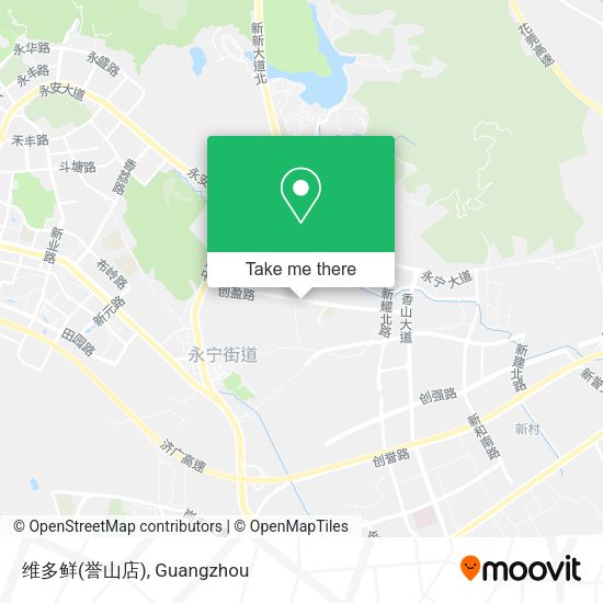 维多鲜(誉山店) map
