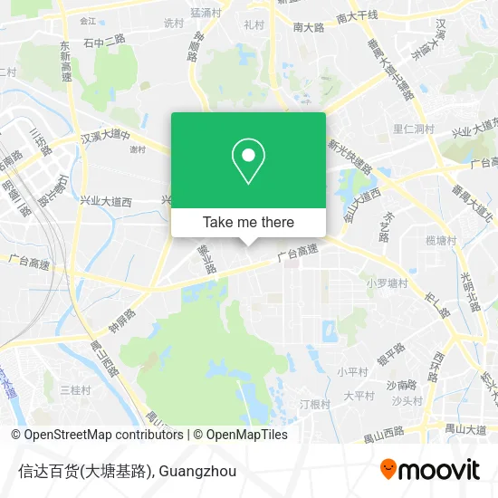 信达百货(大塘基路) map