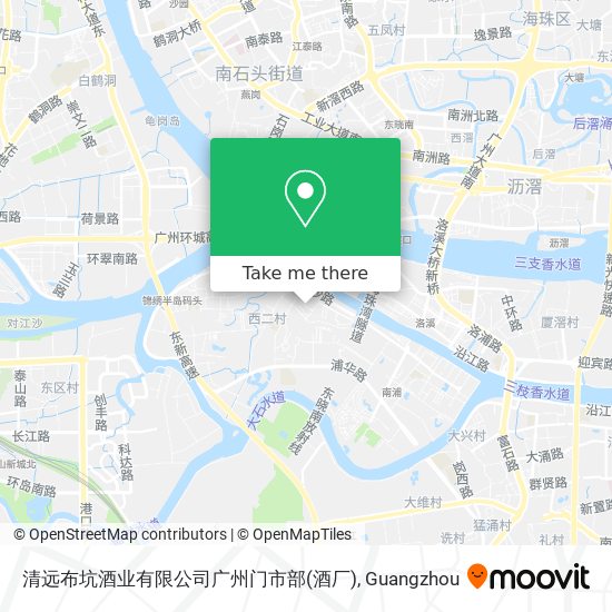 清远布坑酒业有限公司广州门市部(酒厂) map